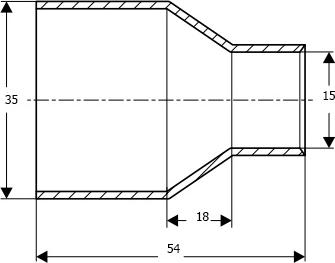 Муфта Viega 95243 DN 35x15