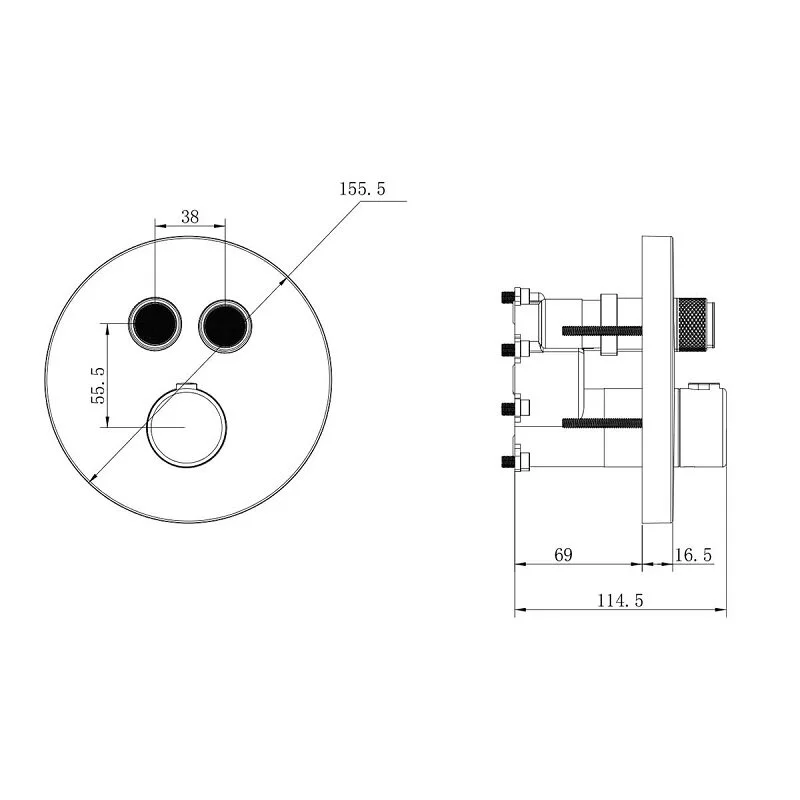 Душевая система Vincea Inspire VSFW-3I22MT5CH хром