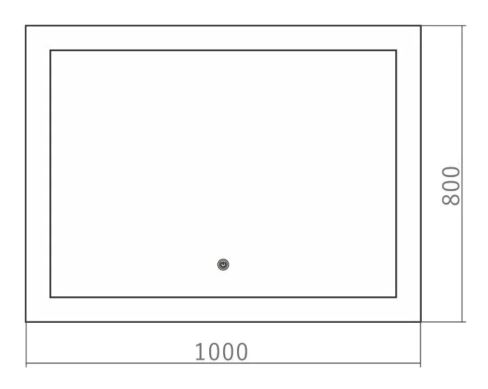 Зеркало Azario Норма LED-00002297 белый