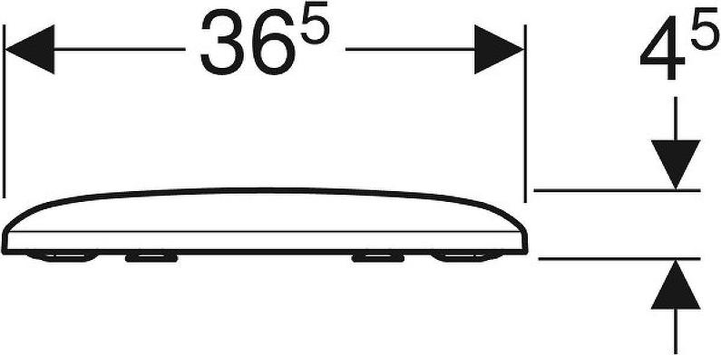 Крышка-сиденье Geberit (Geberit (Keramag)) iCon 571910000 с микролифтом, белый