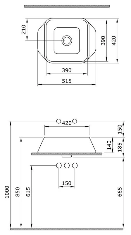 Раковина накладная Bocchi Elba 1005-033-0125 зеленый