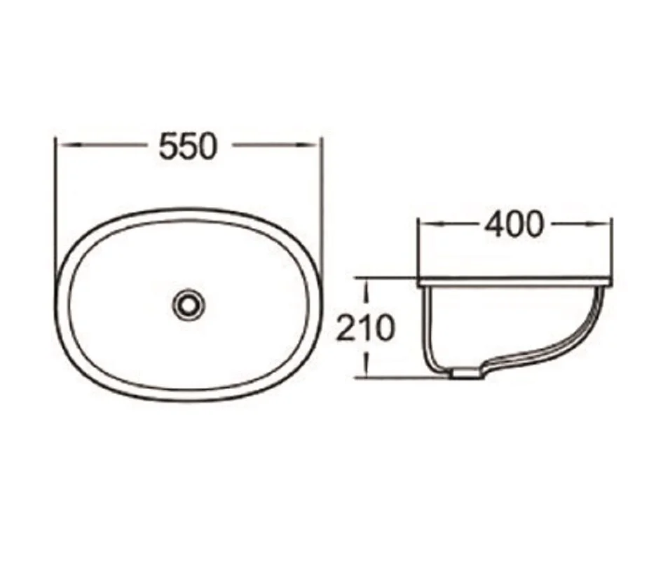 Раковина SantiLine SL-3001 белый