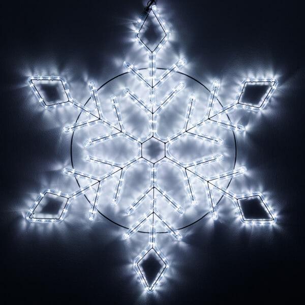 

Светодиодная фигура Ardecoled Снежинка ARD-Snowflake-M9-900x900-360Led White 034256