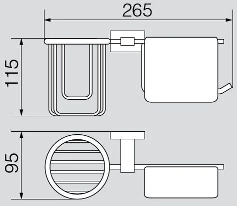 Держатель освежителя воздуха Veragio Ramba VR.RMB-4985.CR хром