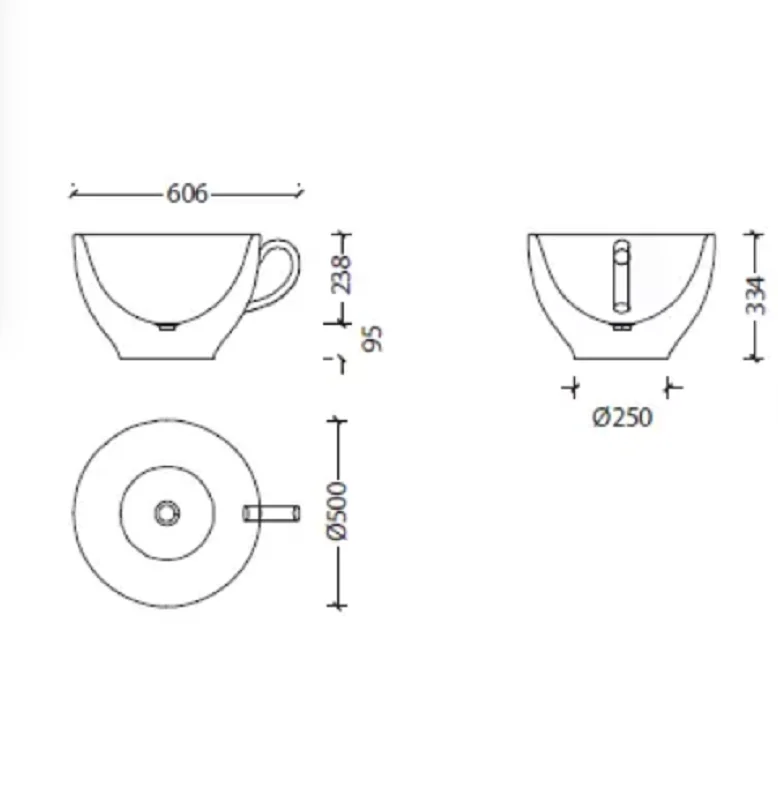 Раковина накладная Park Avenue Cappuccino cappuccino_cap белый