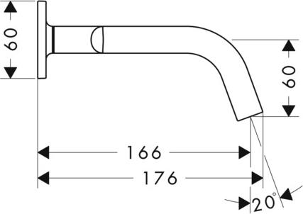 Смеситель для раковины Axor Citterio M 34313250, золото