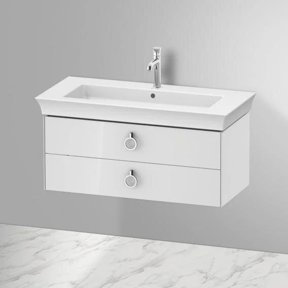 Тумба под раковину Duravit White Tulip WT435203636 + UV986307777 белый