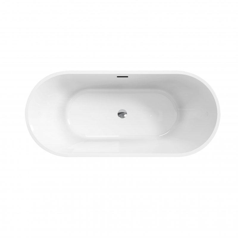 Акриловая ванна BelBagno Uno BB701-1400-720-K 140x72, белый