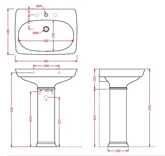 Раковина ArtCeram Civitas CIL001 35 00 зеленый