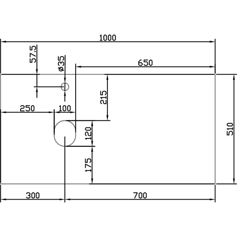 Раковина накладная Diwo Moduo 63569/00-00001239/С17822 белый