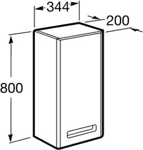 Шкаф Roca Gap бежевый R ZRU9302694