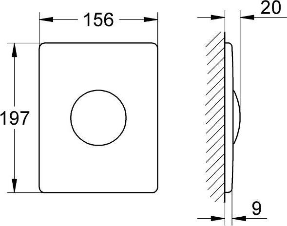 Кнопка смыва Grohe Skate 38445SD0