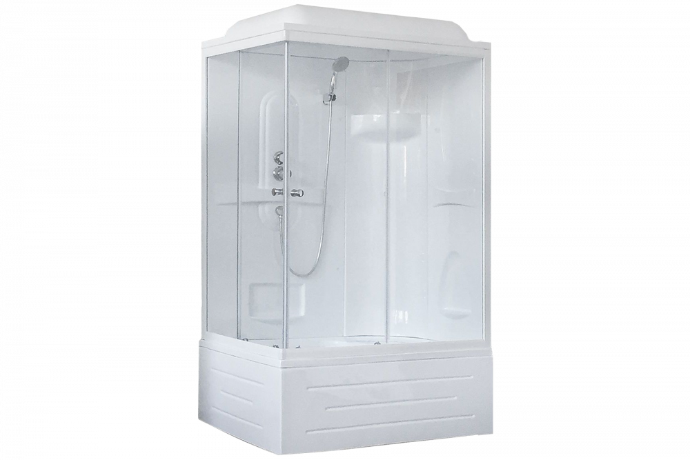 Душевая кабина 120х80 см Royal Bath BP RB8120BP1-T-R стекло прозрачное