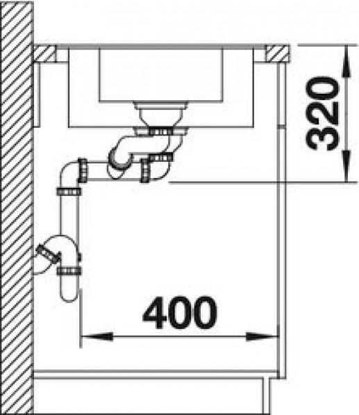 Кухонная мойка Blanco Metra 6 S-F 1036689 алюметаллик