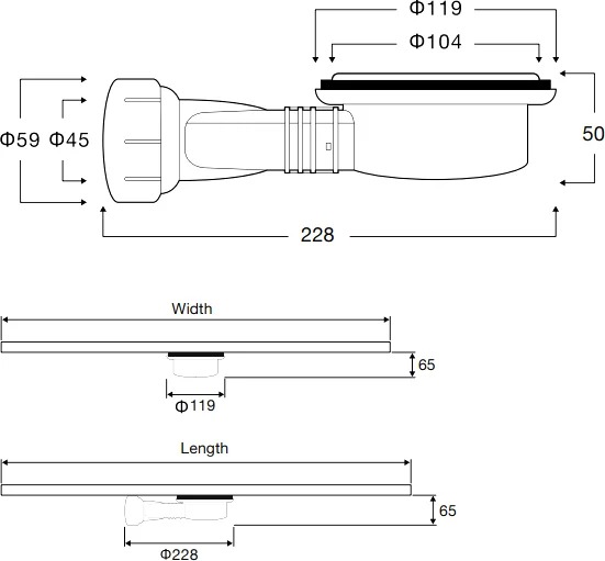 Душевой поддон из искусственного камня Vincea 130x90 VST-4SR9013A, антрацит