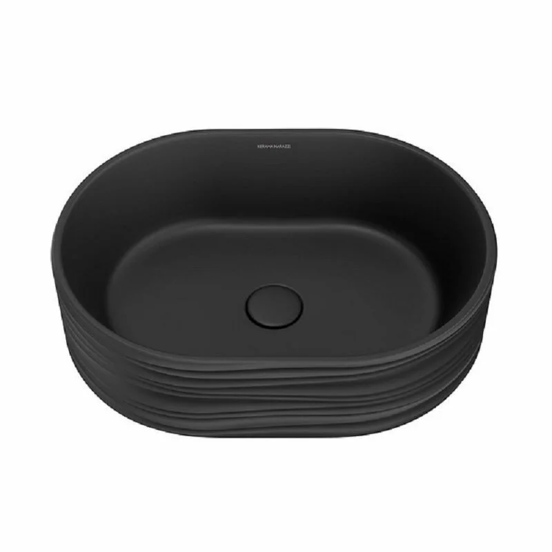 Раковина накладная Kerama Marazzi Artbasin SA.wb.50.BLK.M черный