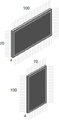 Зеркало Berloni Bagno SNR1000A 100 см с подсветкой