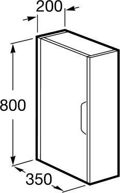 Шкаф Roca Kalahari 856454770 серый