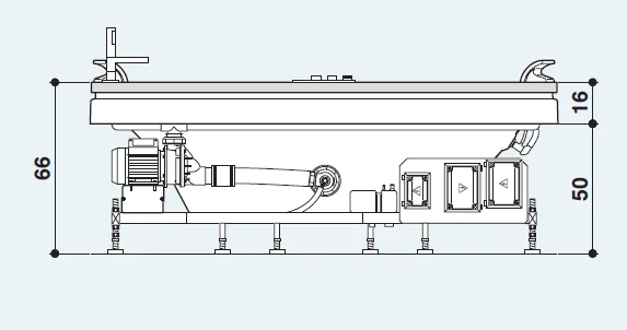 Акриловая ванна Jacuzzi Aura Plus 9F43-535A/7204-00320 белый, коричневый, черный