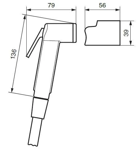 Душевая лейка Emmevi 172CR хром