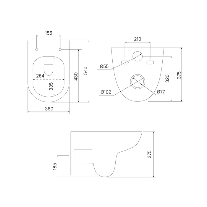 Унитаз Iddis Zodiac ZDCRDSEi25