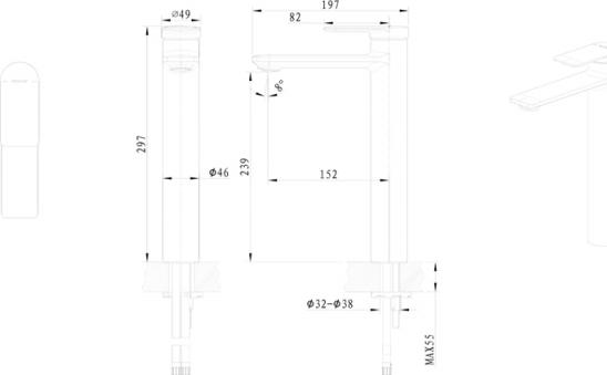 Смеситель для раковины Bravat Eddie F1369402CP-A-RUS, хром