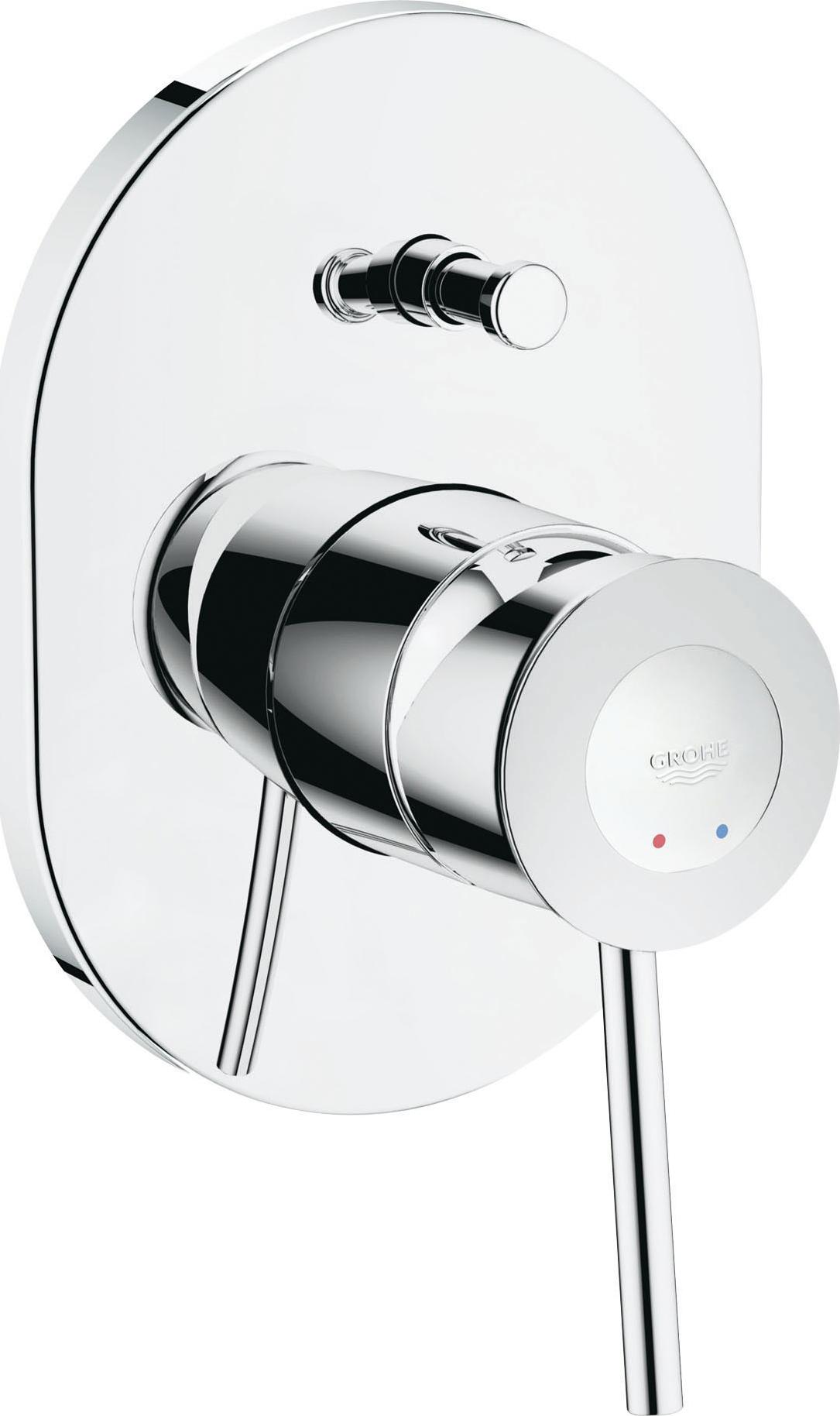 Однорычажный смеситель для ванны Grohe BauClassic 29047000