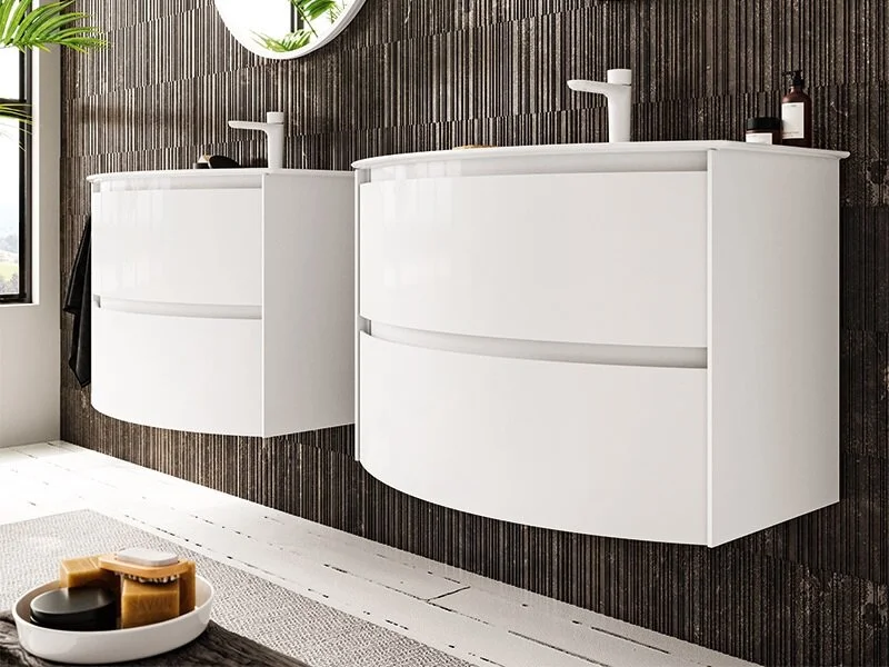 Тумба под раковину Berloni Bagno Way Round WARBS2CHD4C 101 белый