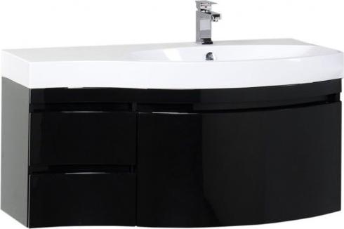 Тумба с раковиной Aquanet Опера 115 R 00212997 чёрный