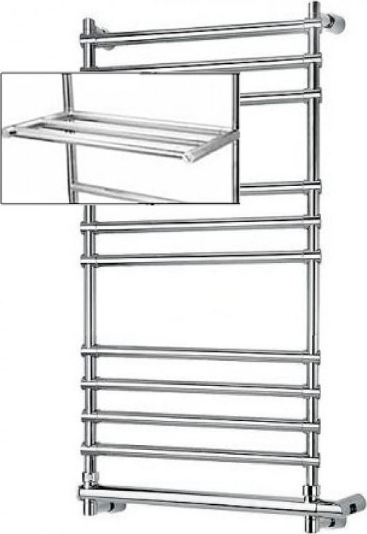 Полотенцесушитель электрический Margaroli Sole 564-11 ВОХ 5644711CRPB с полкой, хром