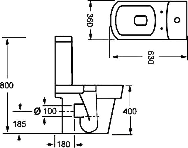 Унитаз-компакт BelBagno Mattino BB1060CP с бачком BB1060T