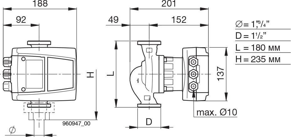 Циркуляционный насос Biral A 15-1