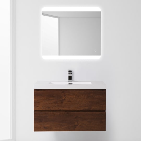 Тумба для комплекта BelBagno LUCE-900-2C-SO-PL polissandro