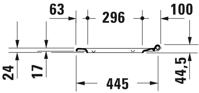 Крышка-сиденье для унитаза Duravit Vero Air 0022010000