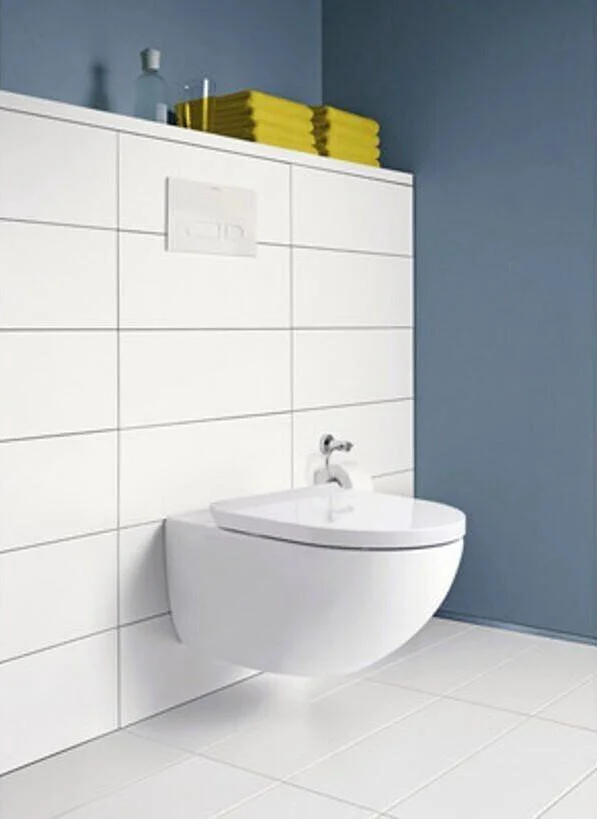 Подвесной унитаз Duravit Architec 45726900A1, Rimless, сиденье микролифт, безободковый, белый