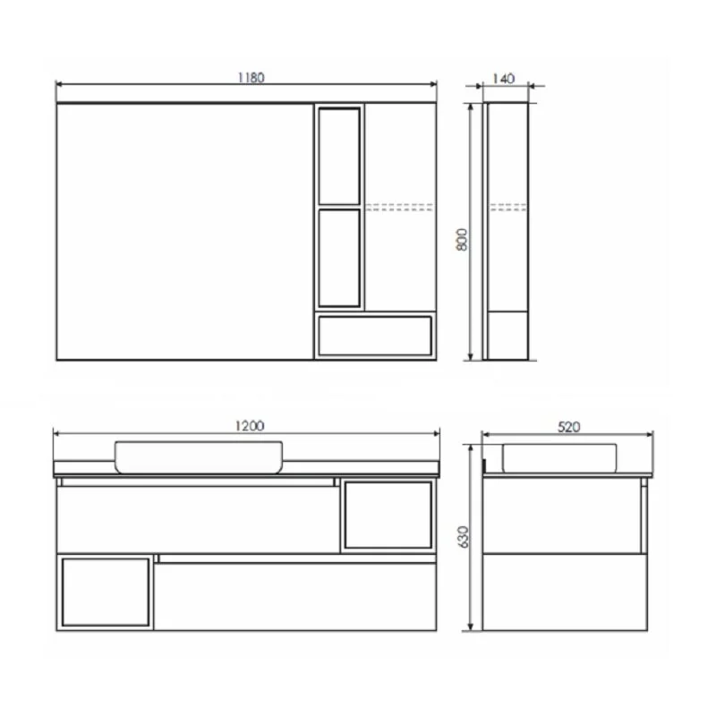 Тумба под раковину Comforty Прага 00-00014833 белый