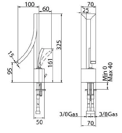 Смеситель для раковины Bandini Seta 770320SN00 хром