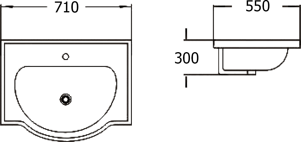 Раковина Sturm Essential Prima ST-PR377121-NBNCR