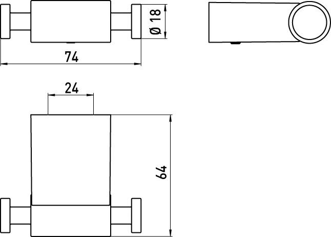 Крючок Emco System 2 3575 001 00