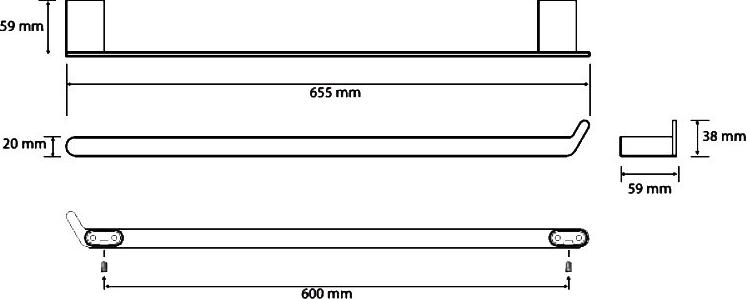 Полотенцедержатель Bemeta Organic 157104371