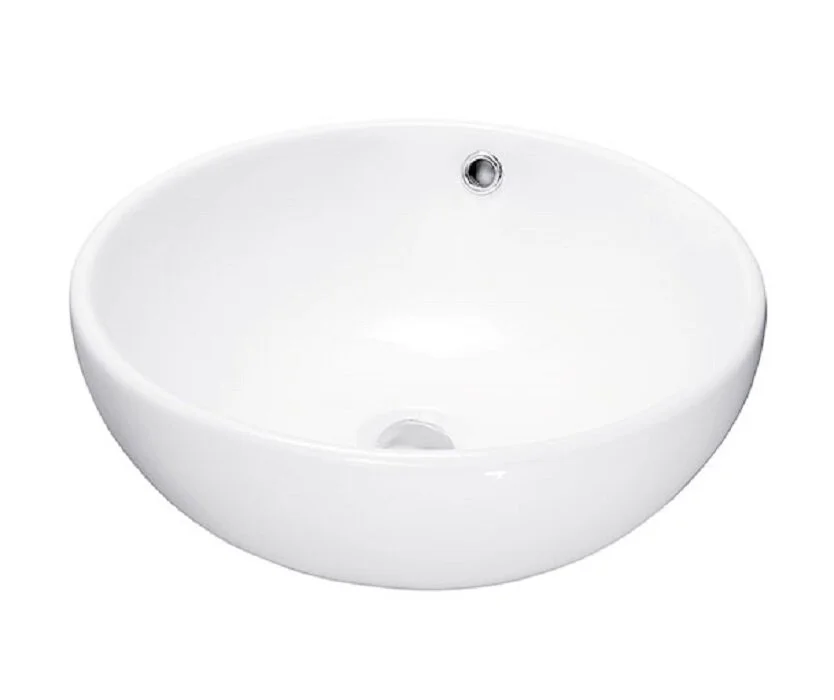 Санфаянсовая раковина Bravat Circle C22283W-ENG 43.5x43.5 см