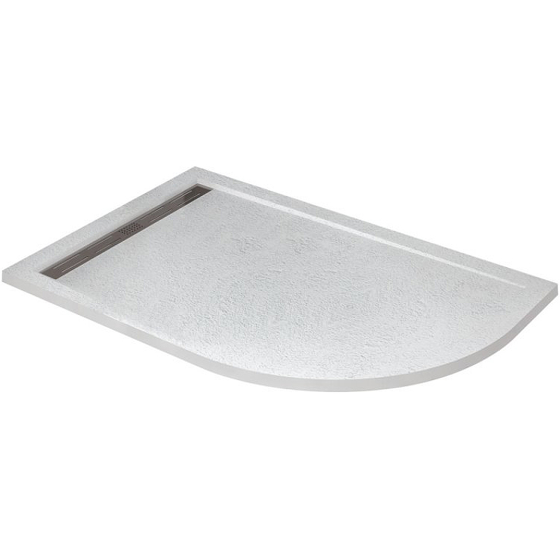 Пятиугольный душевой поддон Cezares Tray TRAY-AS-RH-100/80-30-W-L 100x80 см