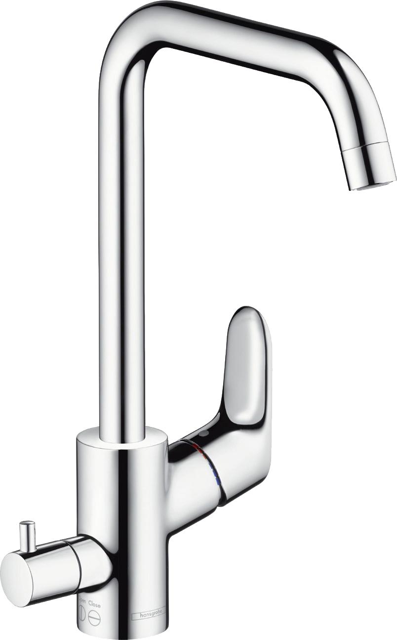 Смеситель для кухонной мойки Hansgrohe Focus E2 31823000, хром