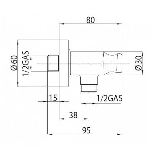 Шланговое подключение  Bossini C12000.073 черный