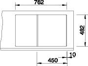 Кухонная мойка Blanco Tipo 45 S Compact сталь полированная