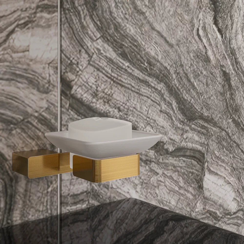 Мыльница Decor Banyo SS 304 Gold SS304 005 02 золото