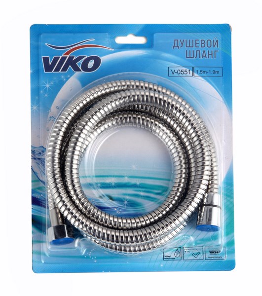 

Душевой шланг Viko V-0551 хром