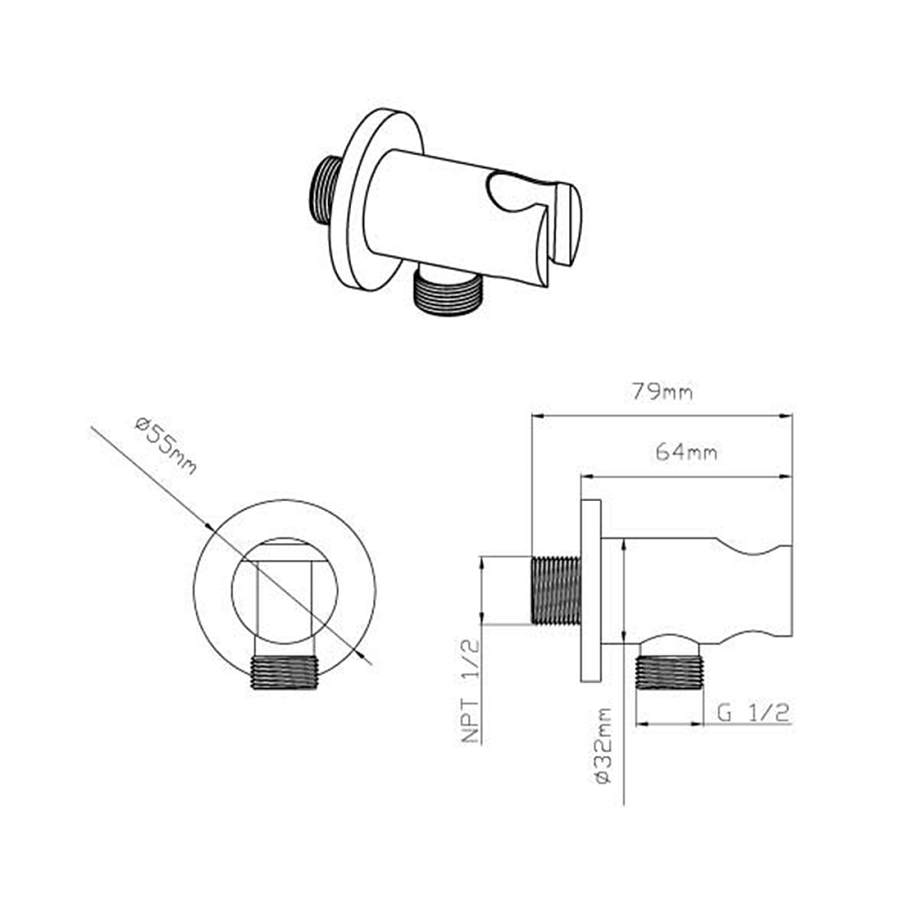 Душевая система Vincea Inspire VSFW-3I21T2CH, хром