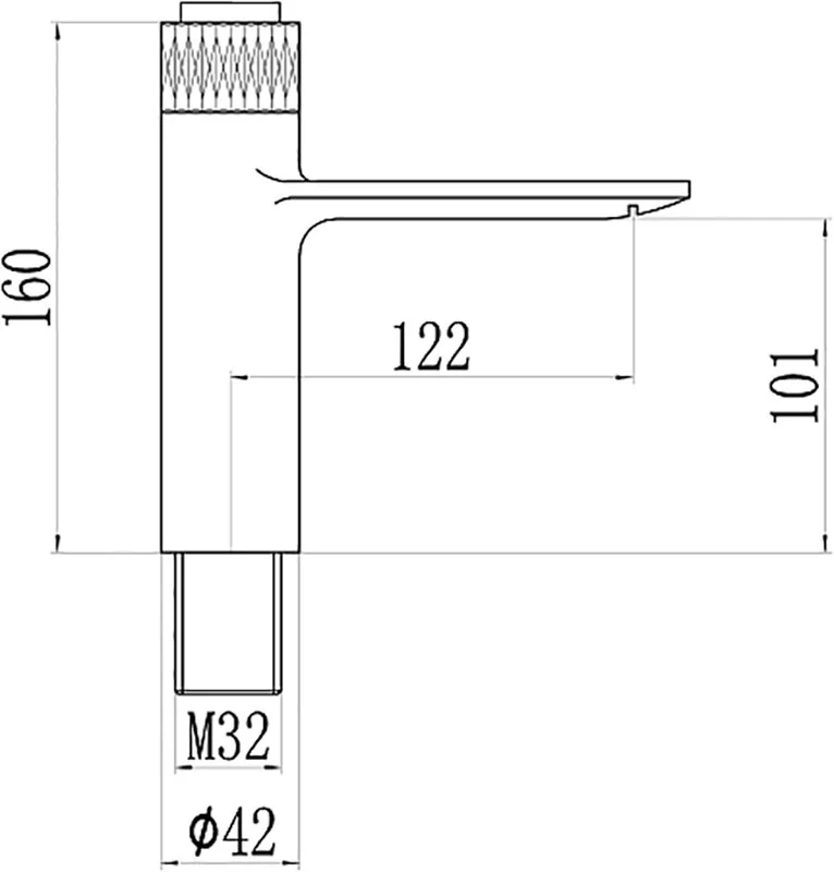 Смеситель для раковины Savol S-601810 хром