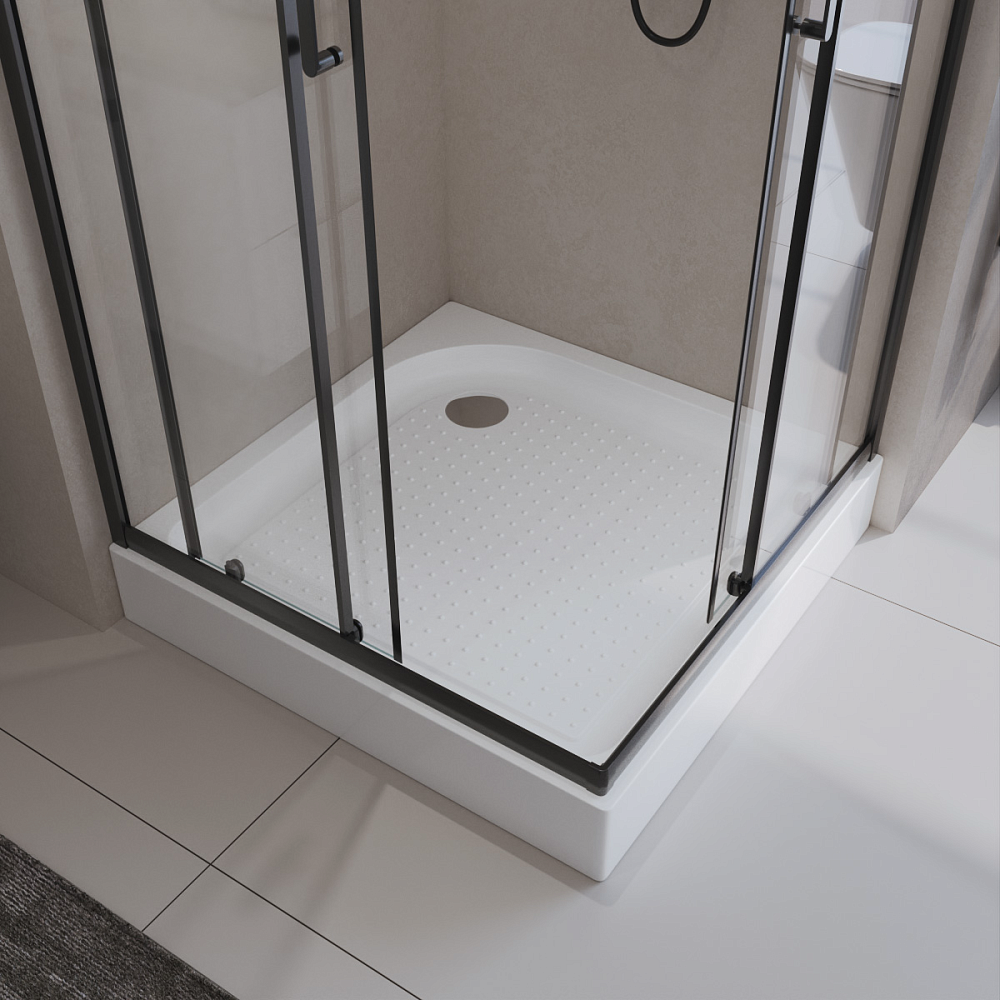 Акриловый поддон BelBagno TRAY-BB-A-100-15-W 100x100 см, белый